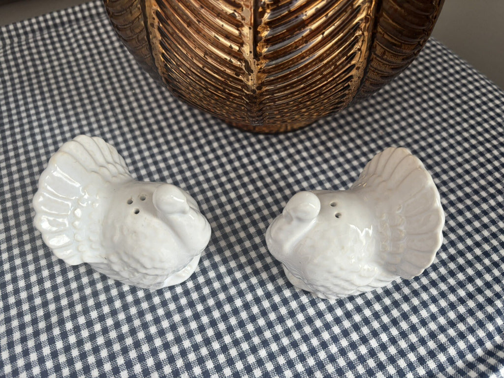 Pottery Barn holiday Party shaker set Thanksgiving Christmas gift Turkey ?? m