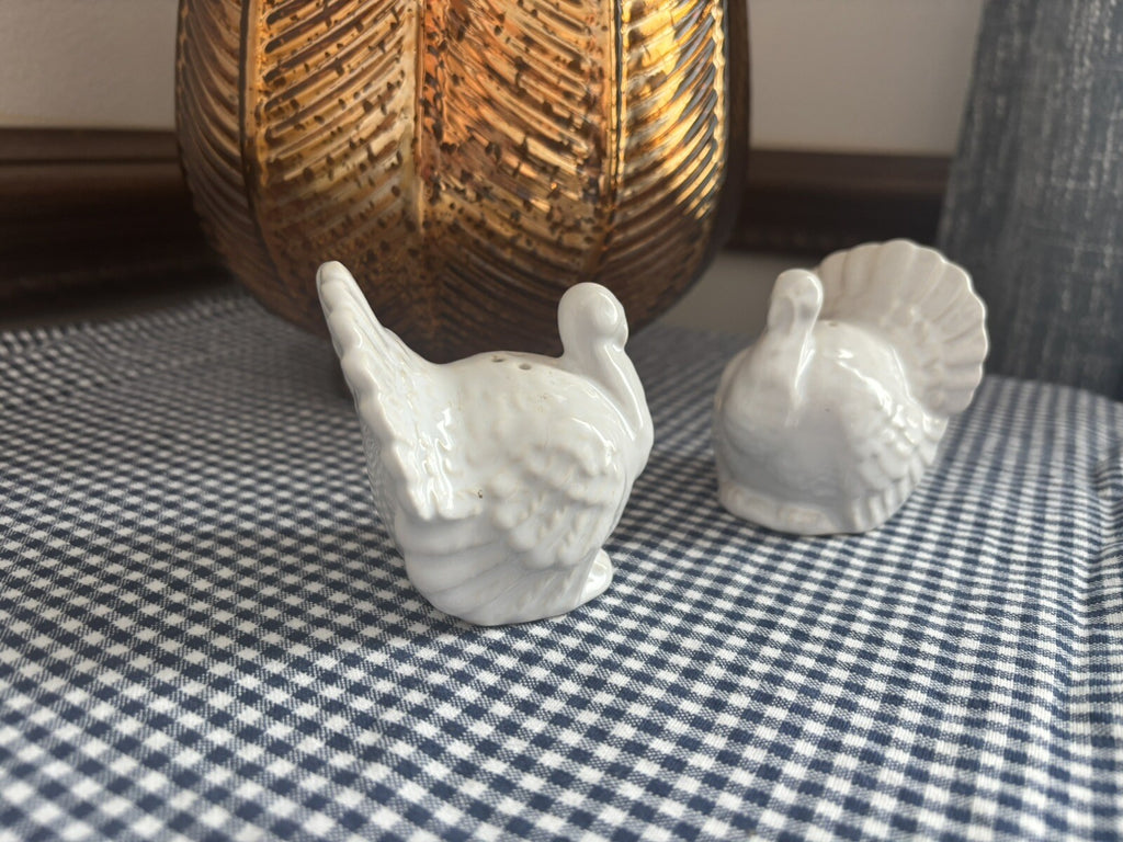 Pottery Barn holiday Party shaker set Thanksgiving Christmas gift Turkey ?? m