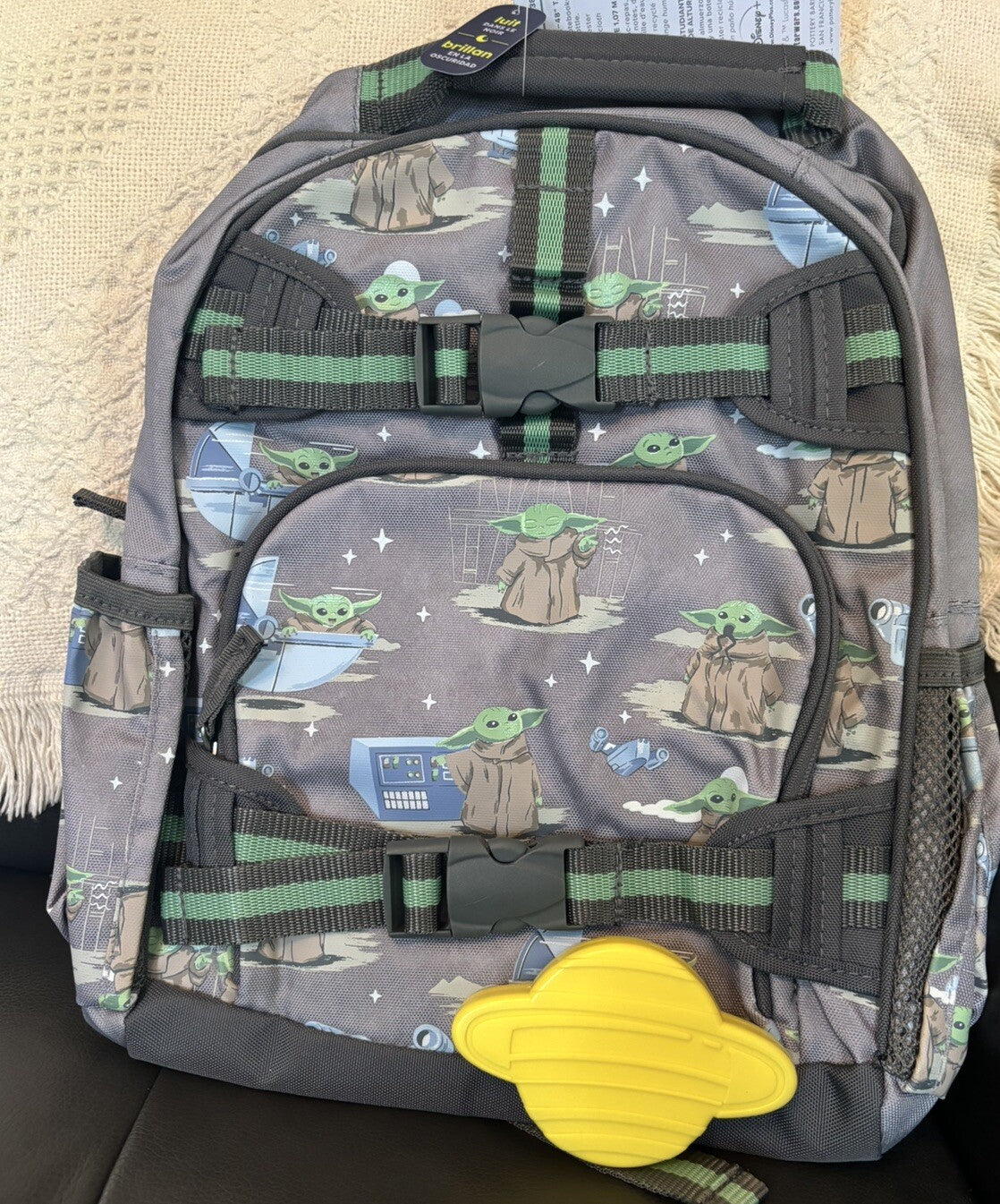 Pottery barn STAR WARS BACKPACK School Grogu + Planet Space Bag Mandalorian YODA