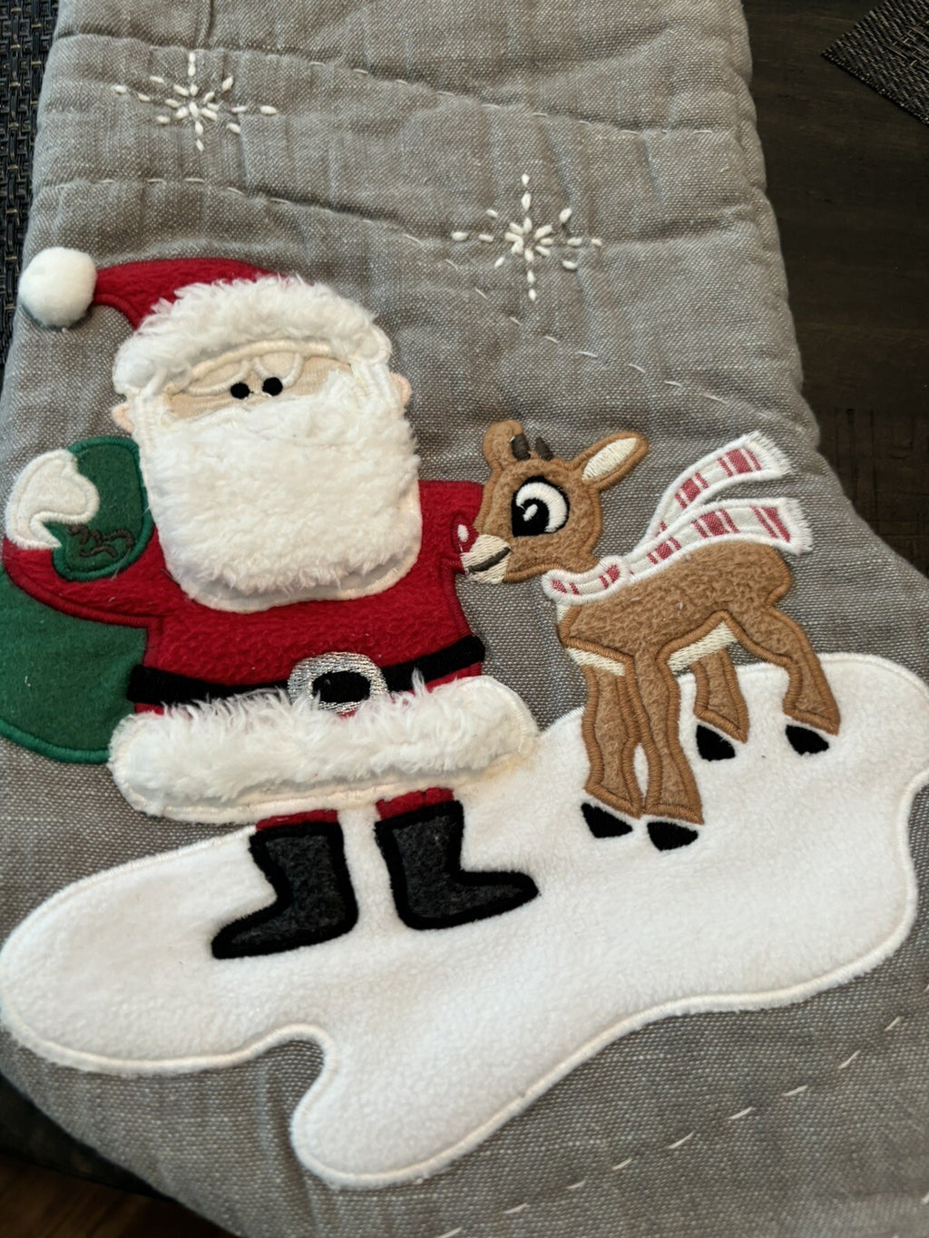 Disney Pottery Barn Holiday Christmas stocking Santa Rudolph Seuss tree Party ]