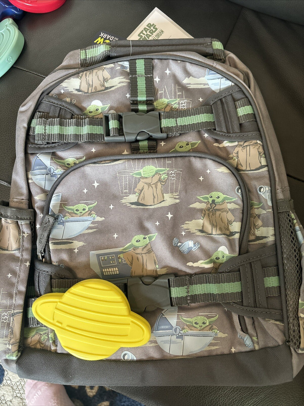 Pottery barn STAR WARS BACKPACK School Grogu + Planet Space Bag Mandalorian YODA
