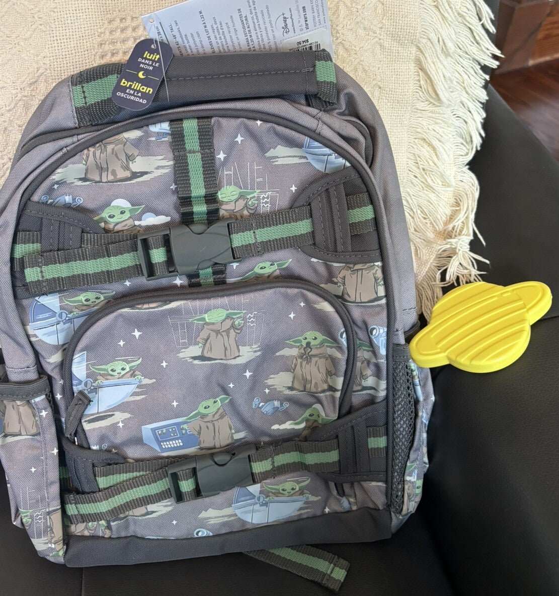 Pottery barn STAR WARS BACKPACK School Grogu + Planet Space Bag Mandalorian YODA