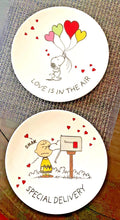 SNOOPY Pottery Barn Peanuts PLATE Holiday party school Disney lunch  SET 2  ?? n