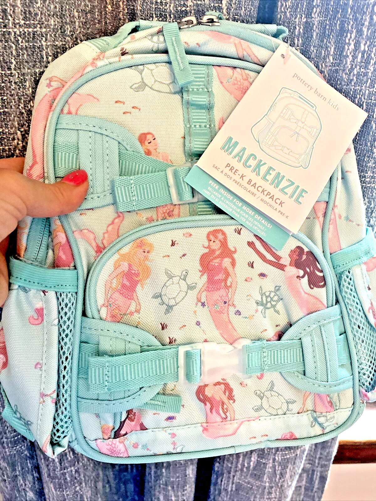 Disney School Pottery barn Mini Pre K BACKPACK bag girl princess Holiday Gift .