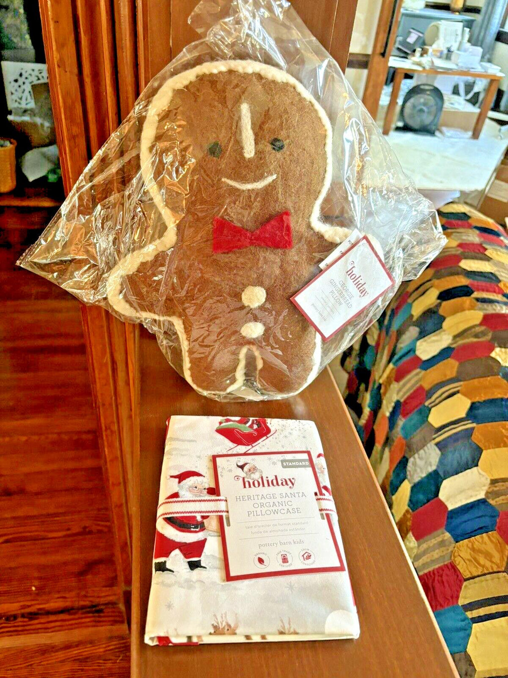 Pottery Barn Holiday Christmas Rudolph+Gingerbread Seuss Disney pillow kid SET '
