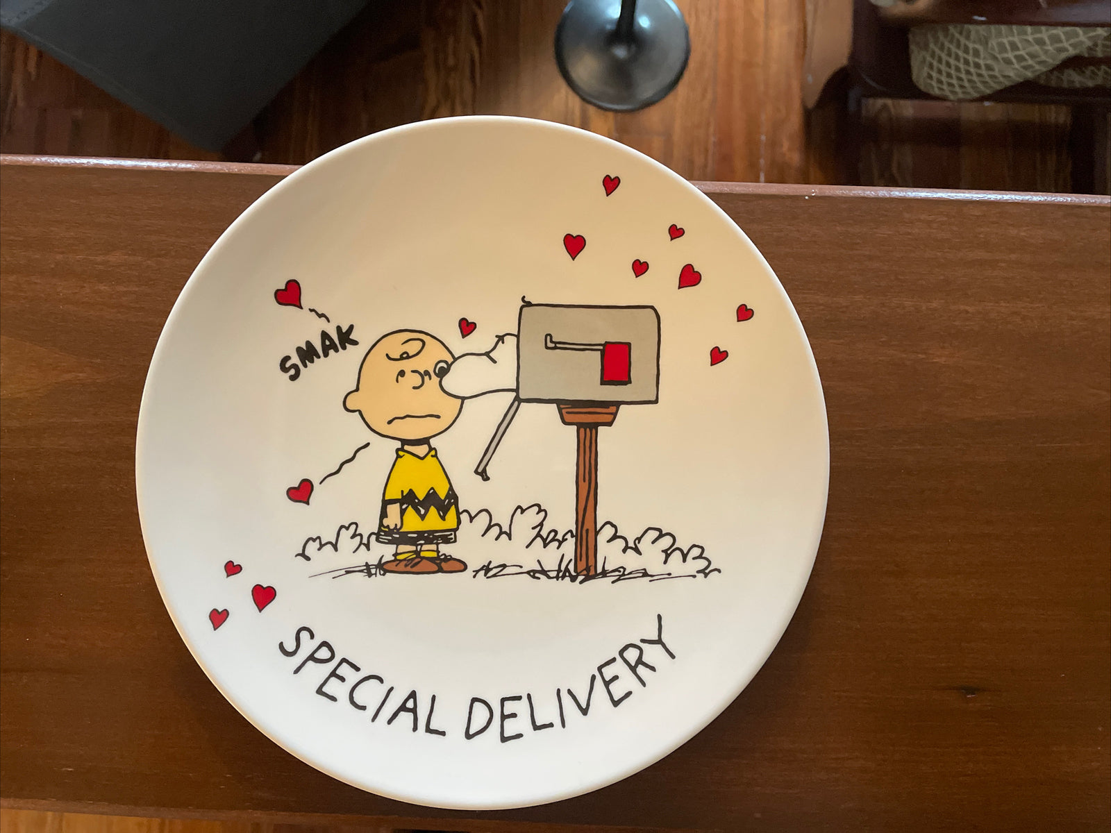 SNOOPY Pottery Barn Peanuts PLATE Holiday party school Disney lunch  SET 2  ?? n