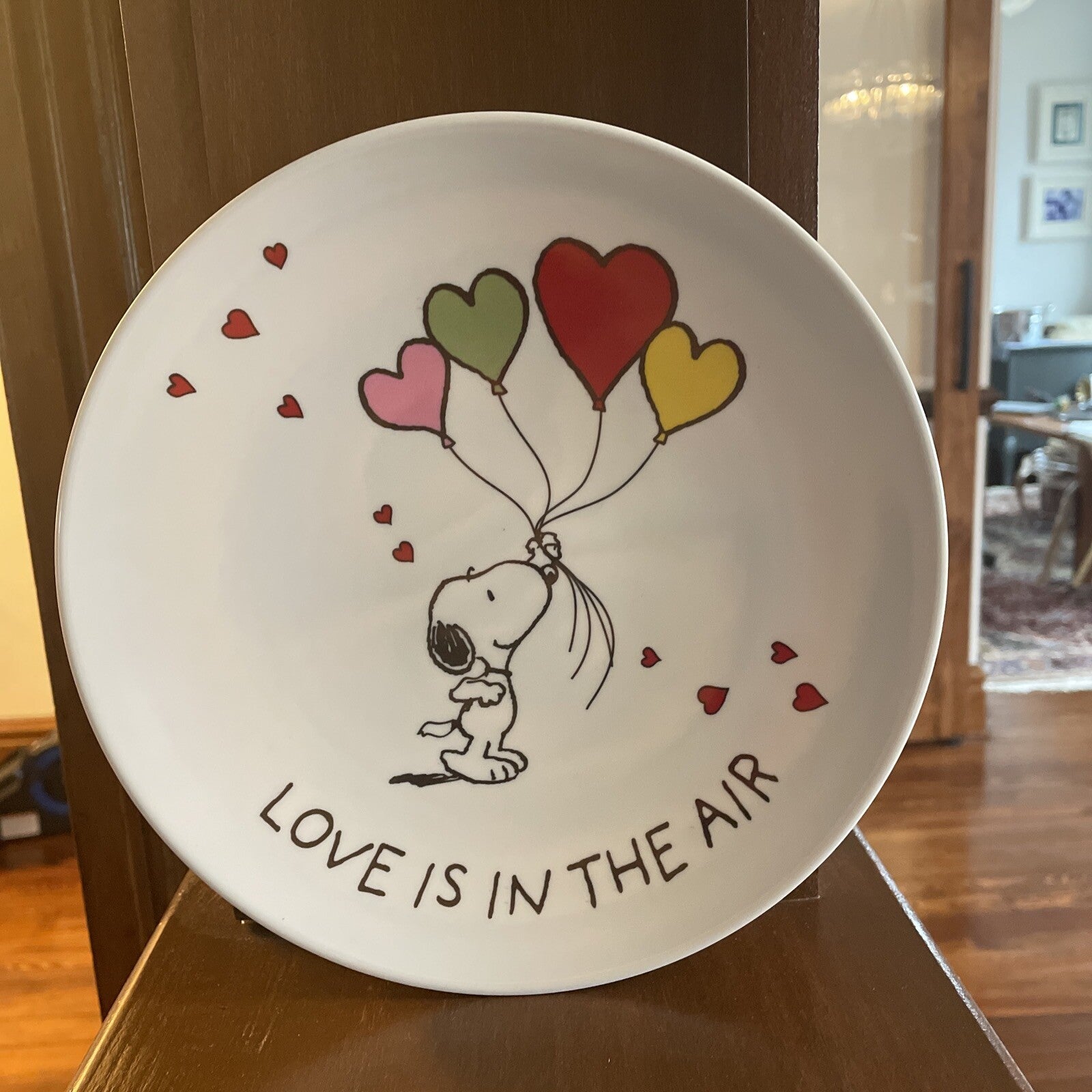 SNOOPY Pottery Barn Peanuts PLATE Holiday party school Disney lunch  SET 2  ?? n