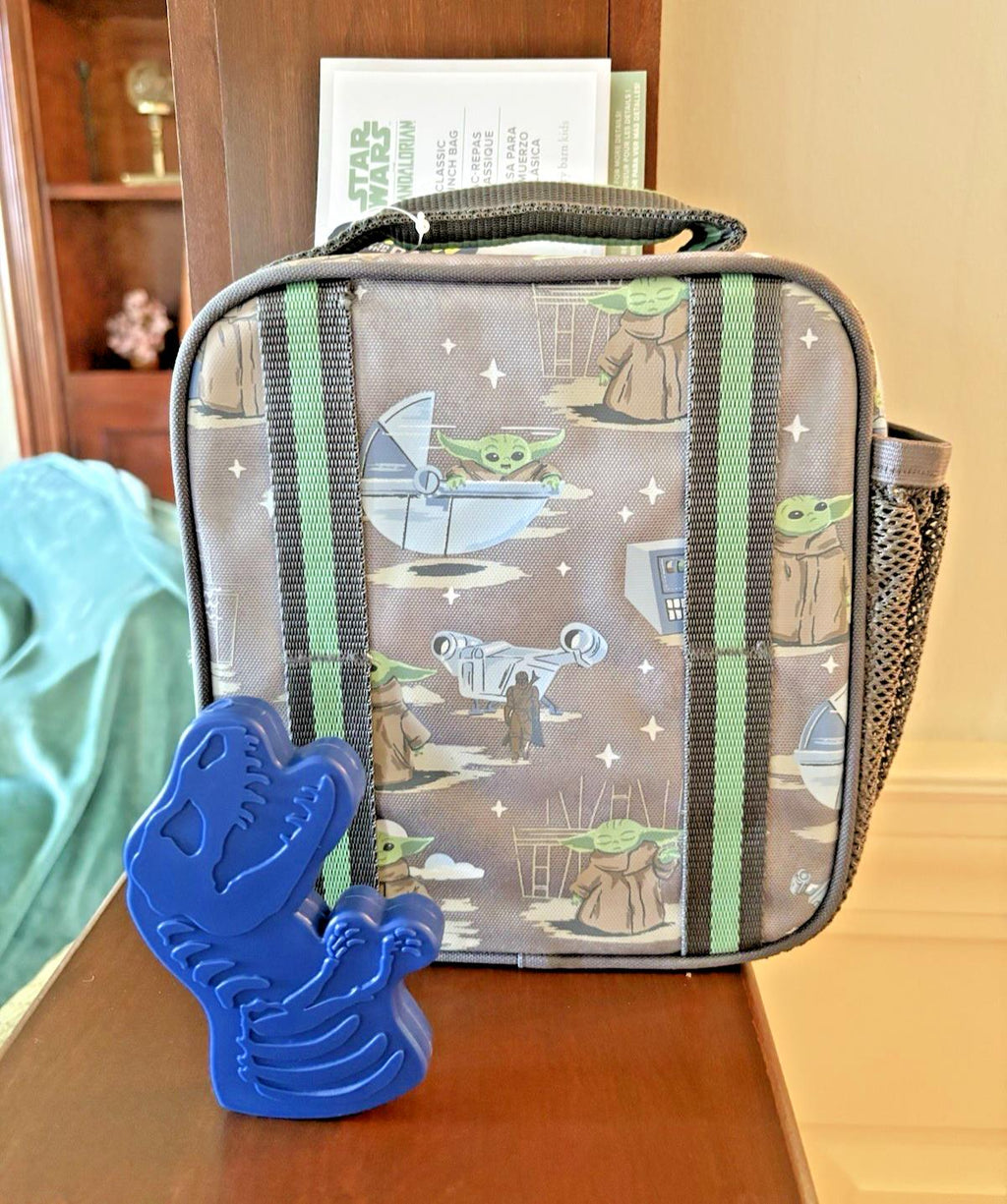 School Pottery barn STAR WARS Dinosaur Lunch Grogu Yoda Jurassic Bag space Boy ,