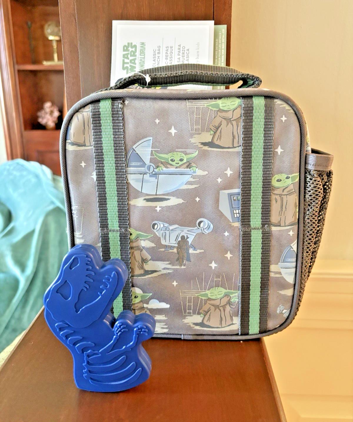 School Pottery barn STAR WARS Dinosaur Lunch Grogu Yoda Jurassic Bag space Boy ,