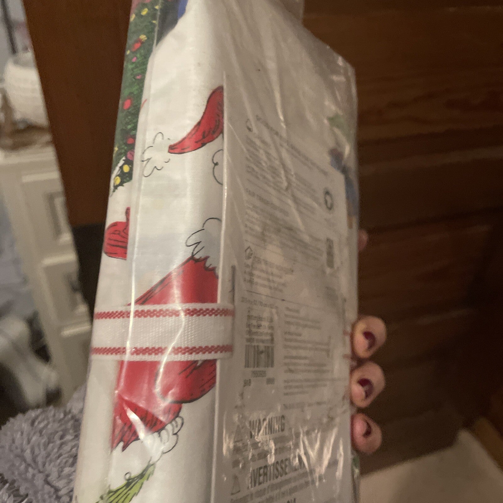 Disney Pottery Barn GRINCH CRIB TODDLER bed SHEET holiday Christmas gift Seuss -