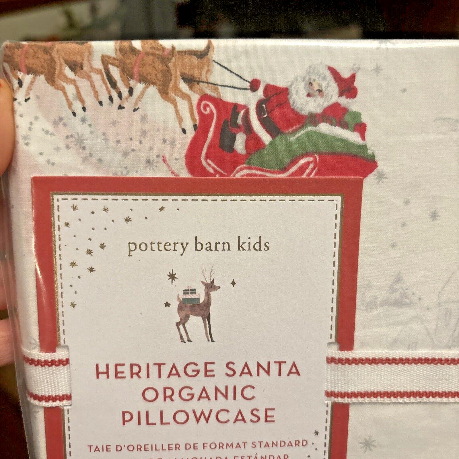 Pottery Barn Disney holiday pillowcase Rudolph Christmas heritage Winter kids a