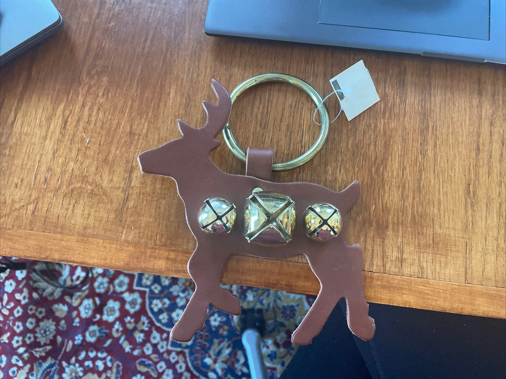 Pottery barn Christmas holiday door bell reindeer deer party gift boy girl kid =