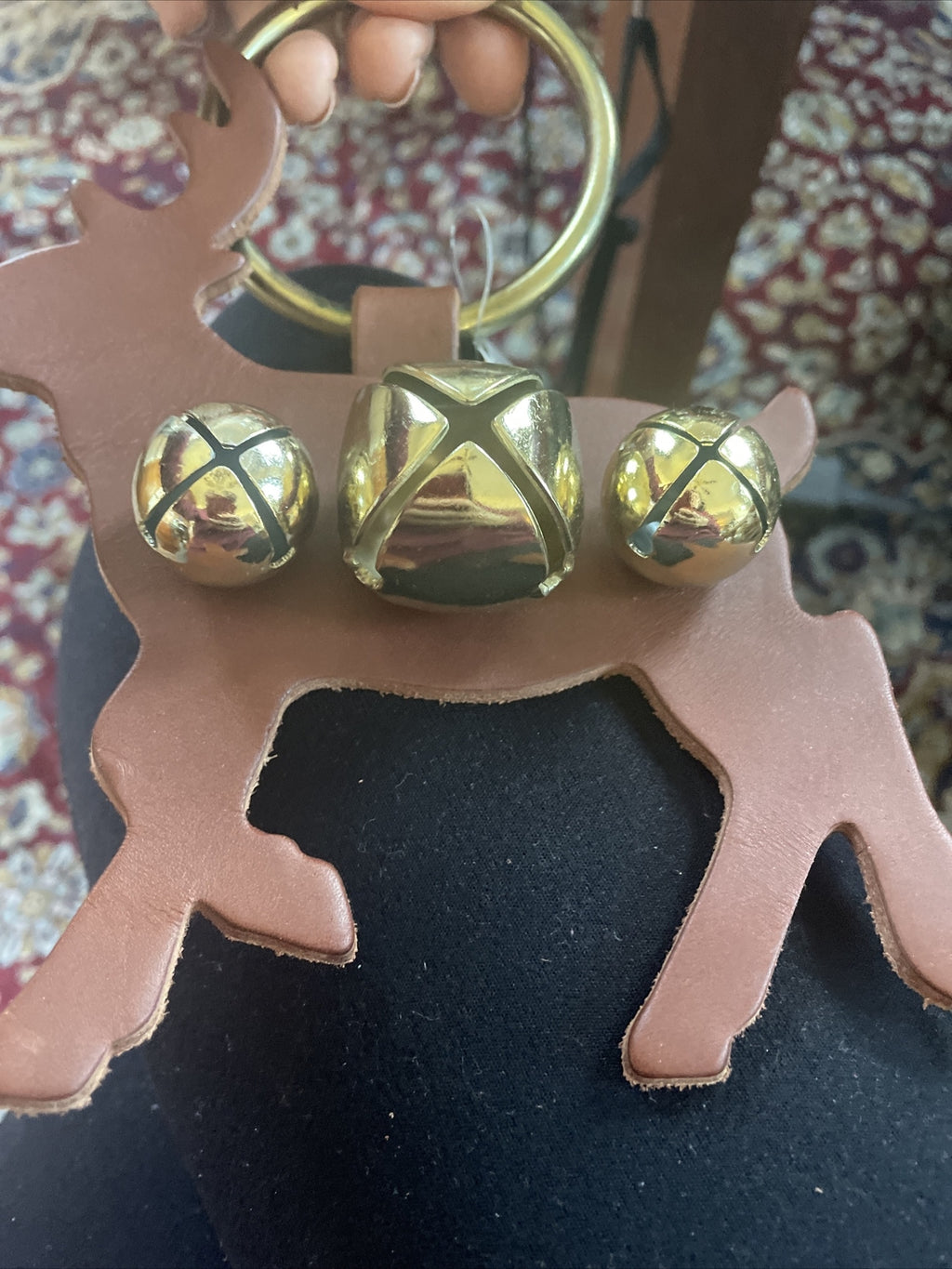 Pottery barn Christmas holiday door bell reindeer deer party gift boy girl kid =