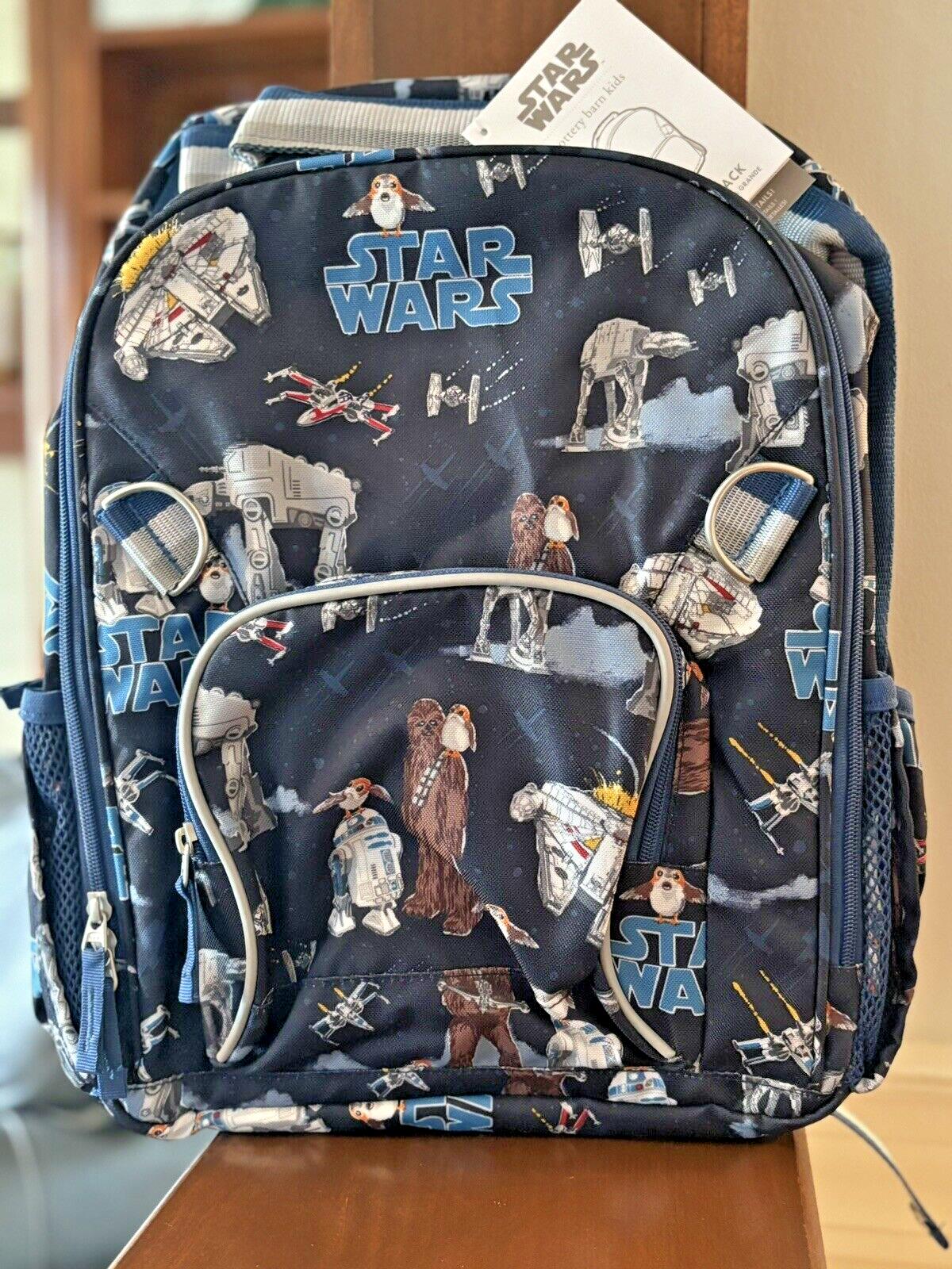 Pottery Barn school Disney STAR WARS BACKPACK Solo Travel space boy pre k ?? .