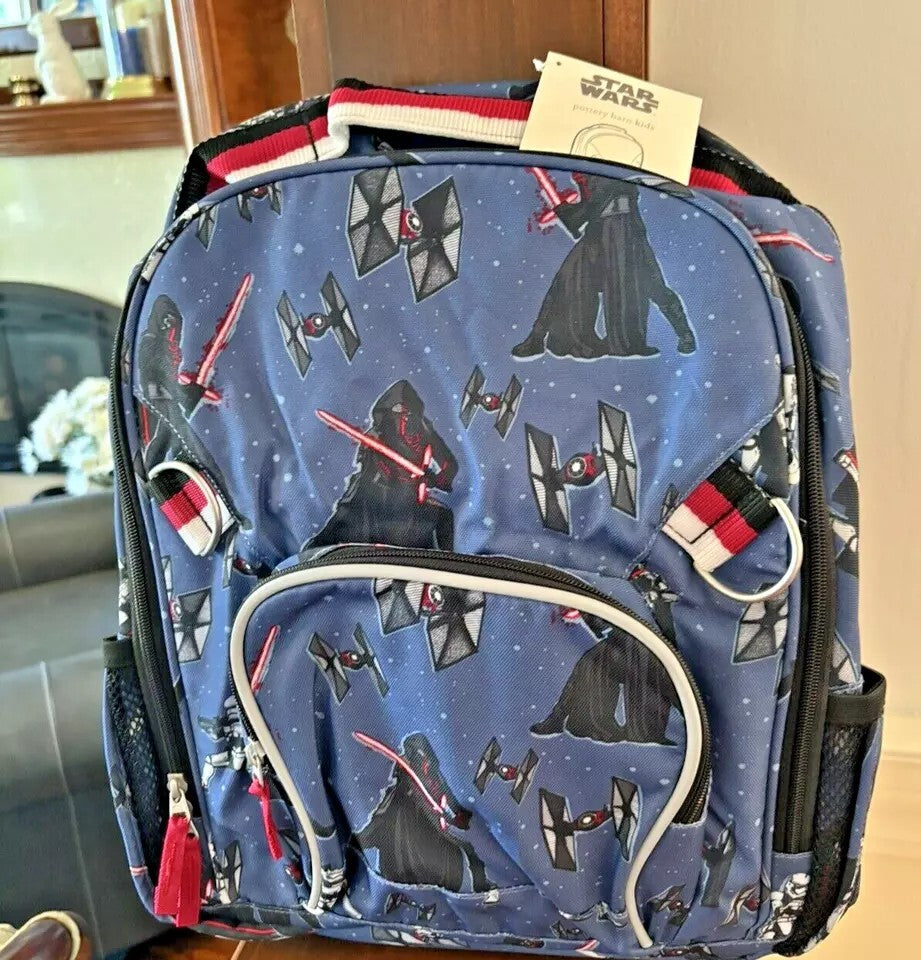 School Pottery Barn STAR WARS BACKPACK Mandalorian grogu Disney travel Bag  ?? h