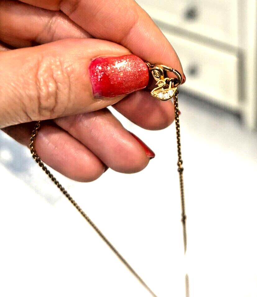 Swarovski Necklace Jewelry bracelet Christmas GIFT gold silver holiday $300 \