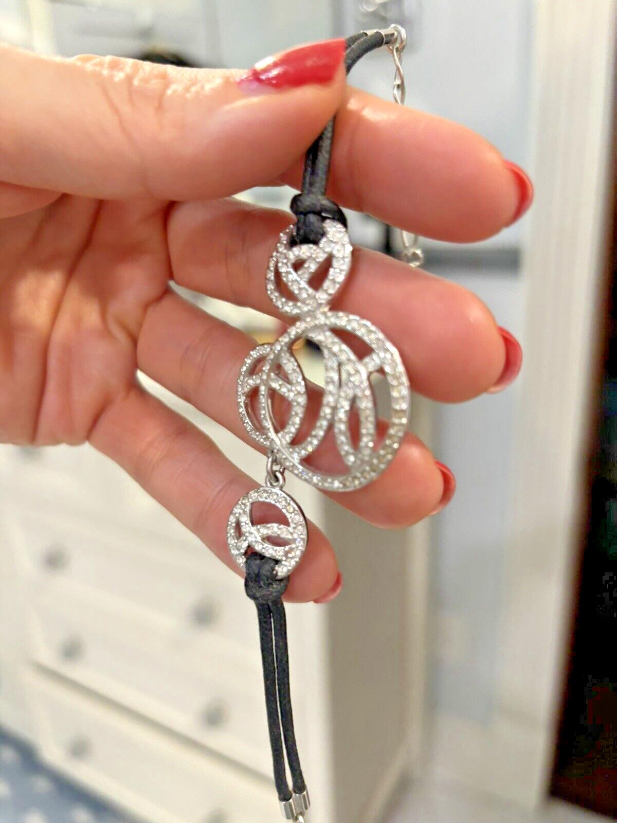 Swarovski Necklace Jewelry bracelet Christmas GIFT gold silver holiday $300 \