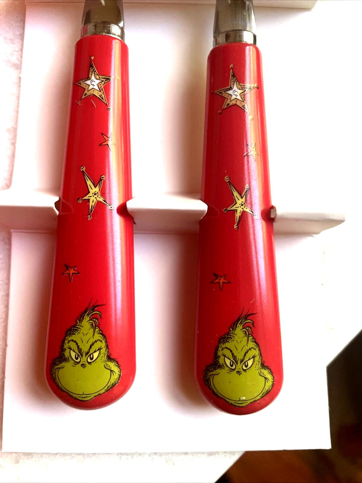 Disney school Pottery Barn GRINCH Christmas Utensil holiday gift Seuss party -