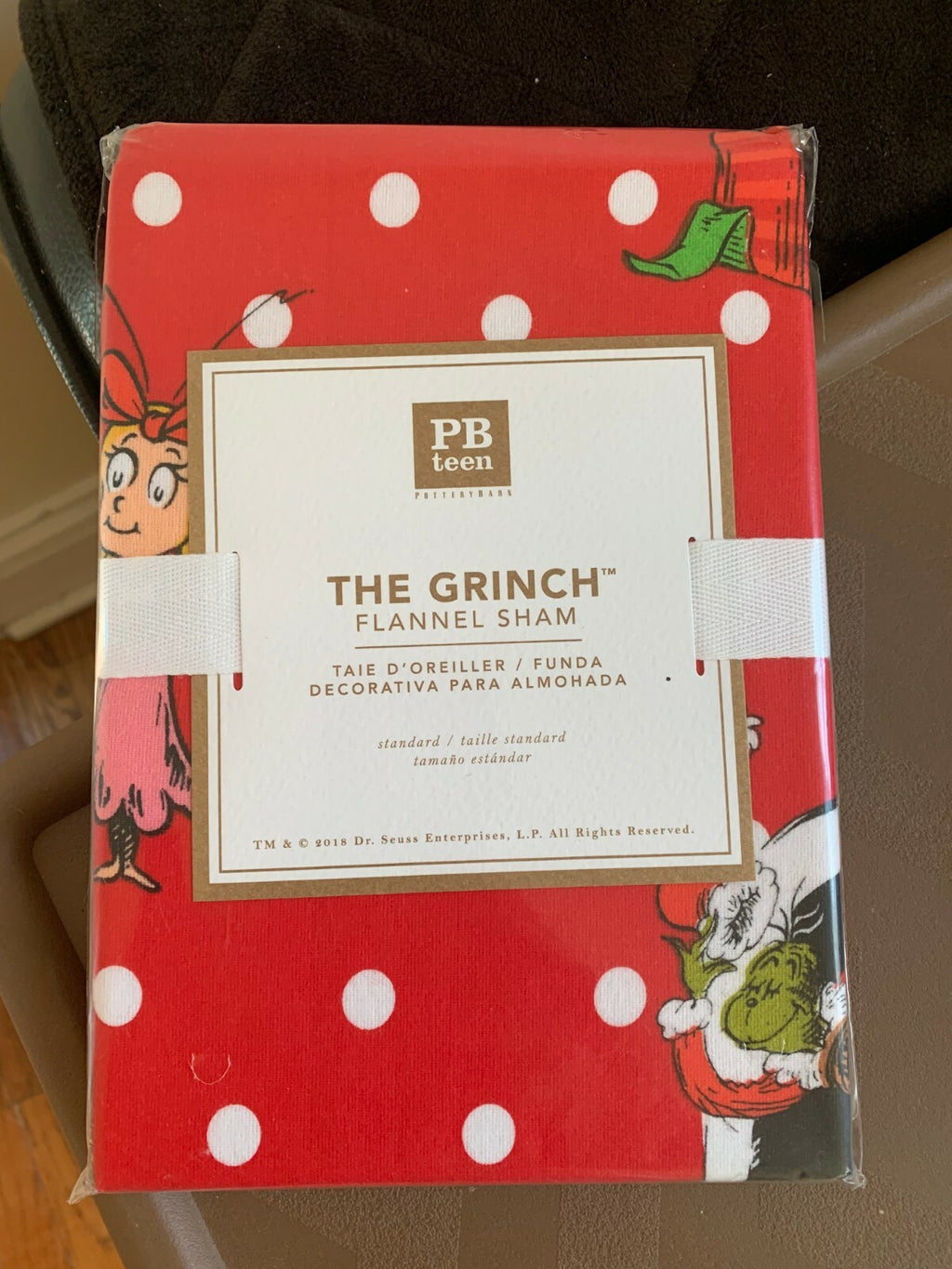 Pottery Barn GRINCH SHAM STAR Christmas Holiday Dr Seuss MAX kids school SET =