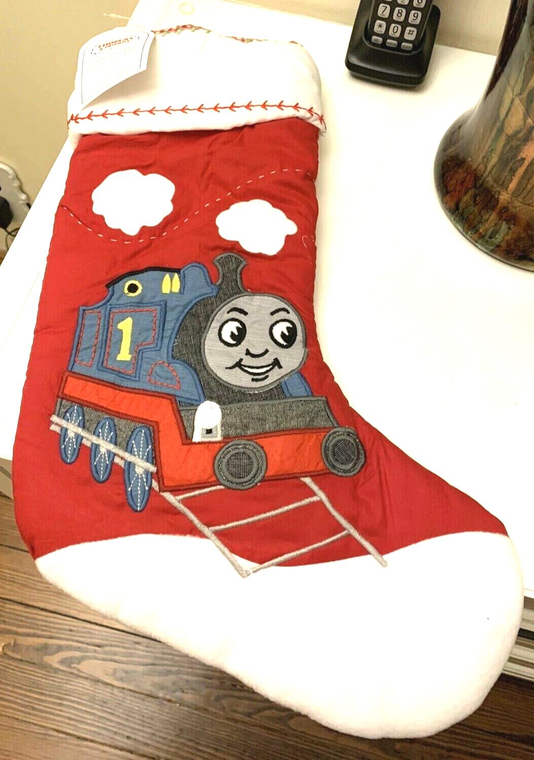 Disney Pottery Barn Holiday Christmas stocking THOMAS TRAIN gift party pre k  ]