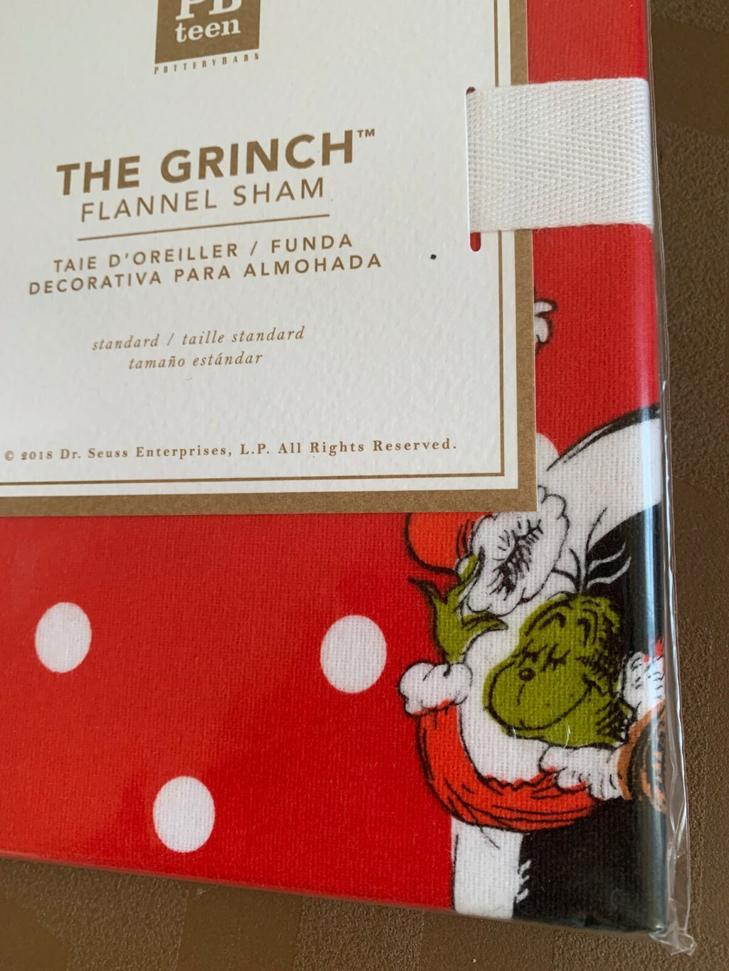 Pottery Barn GRINCH SHAM STAR Christmas Holiday Dr Seuss MAX kids school SET =