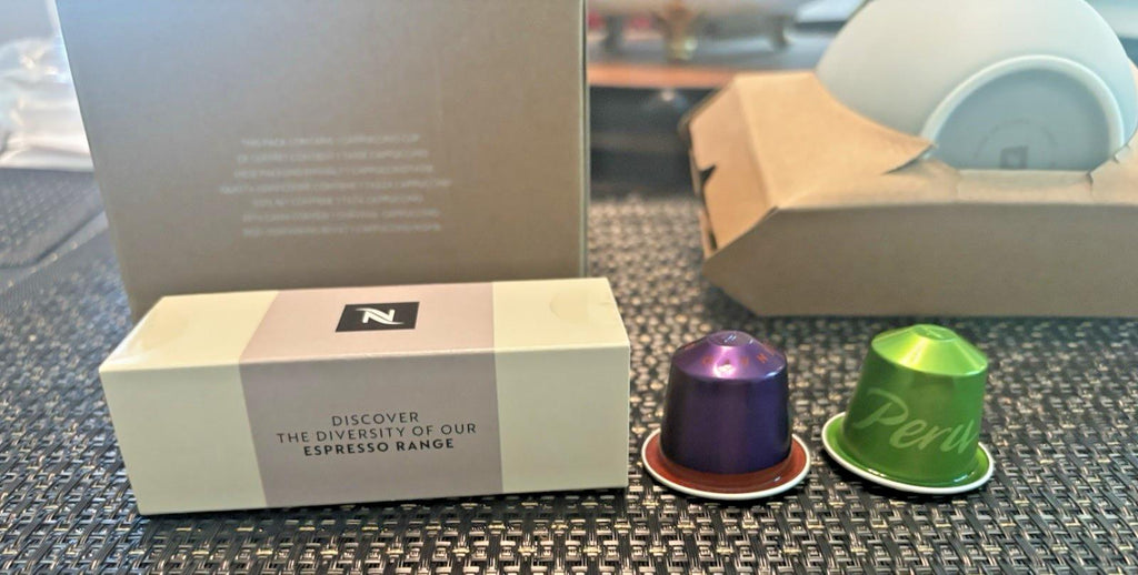 Nespresso Mug Coffee cup holiday Christmas holiday party gift travel cappuccino