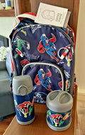School Pottery barn Kids Marvel Avengers backpack Water SpiderMan Travel bag .