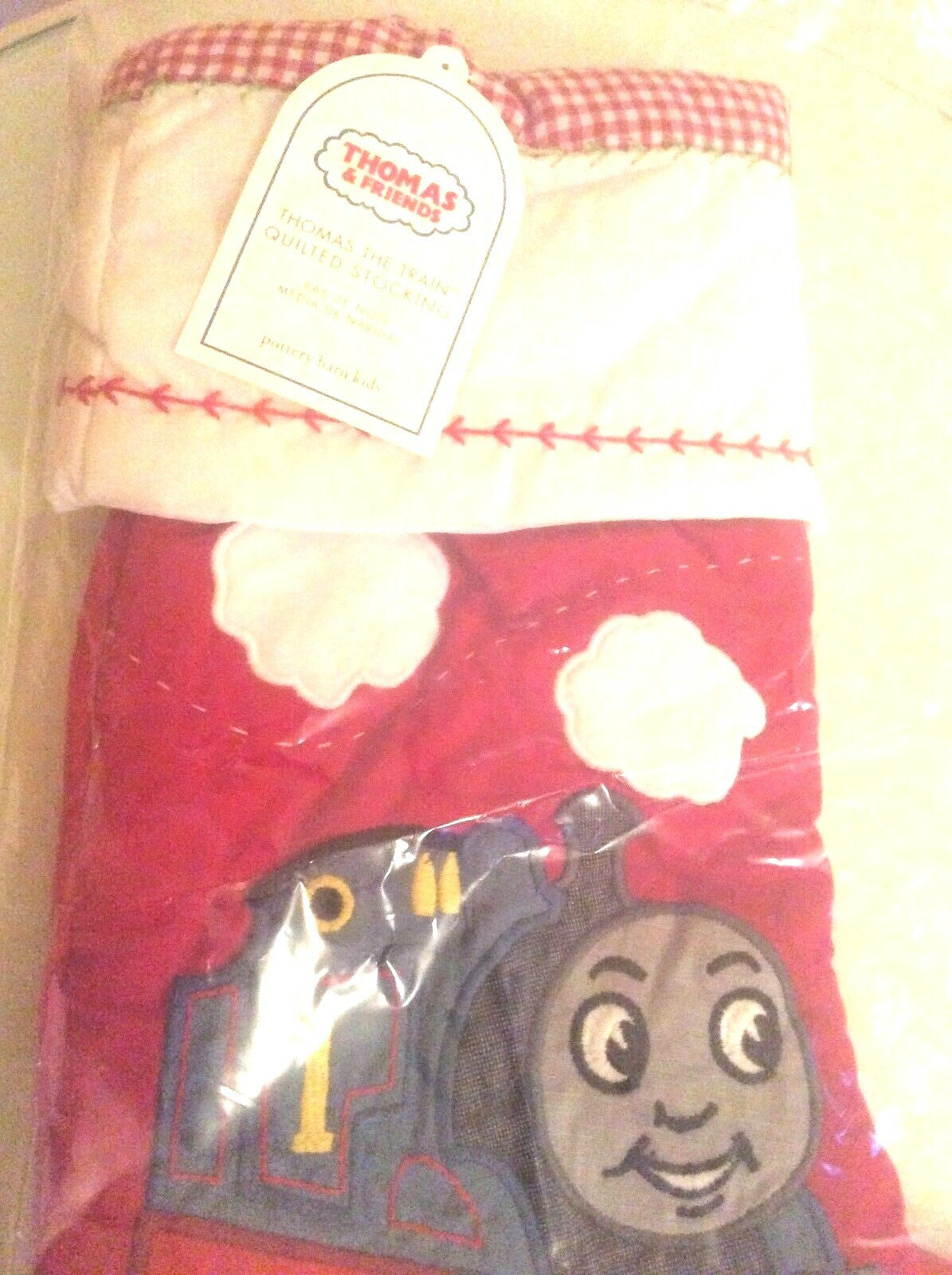 Disney Pottery Barn Holiday Christmas stocking THOMAS TRAIN gift party pre k  ]
