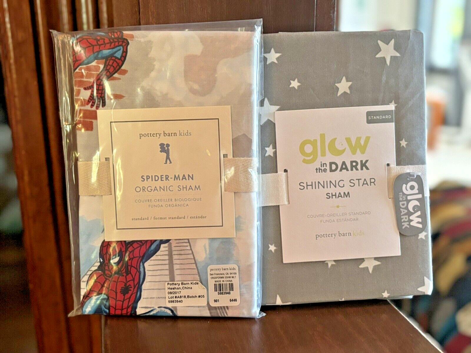 Pottery Barn Marvel Avengers Spiderman Thor Holiday  STAR Pillow SHAM  Disney m