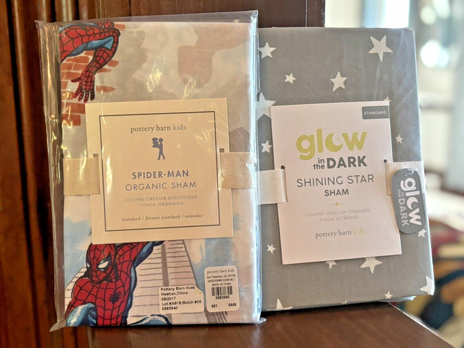 Pottery Barn Marvel Avengers Spiderman Thor Holiday  STAR Pillow SHAM  Disney m