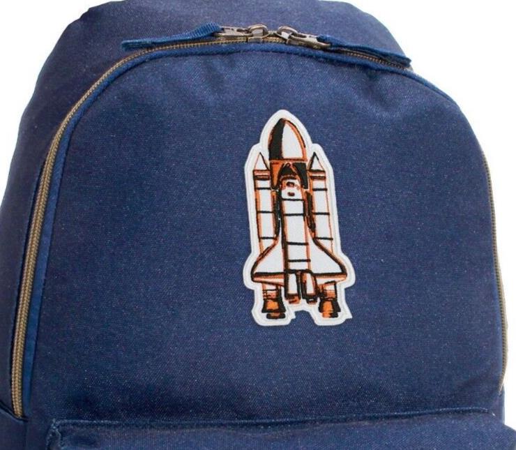 Pottery Barn School boy spacehip rocket star wars planet Patch gift Disney ?? .
