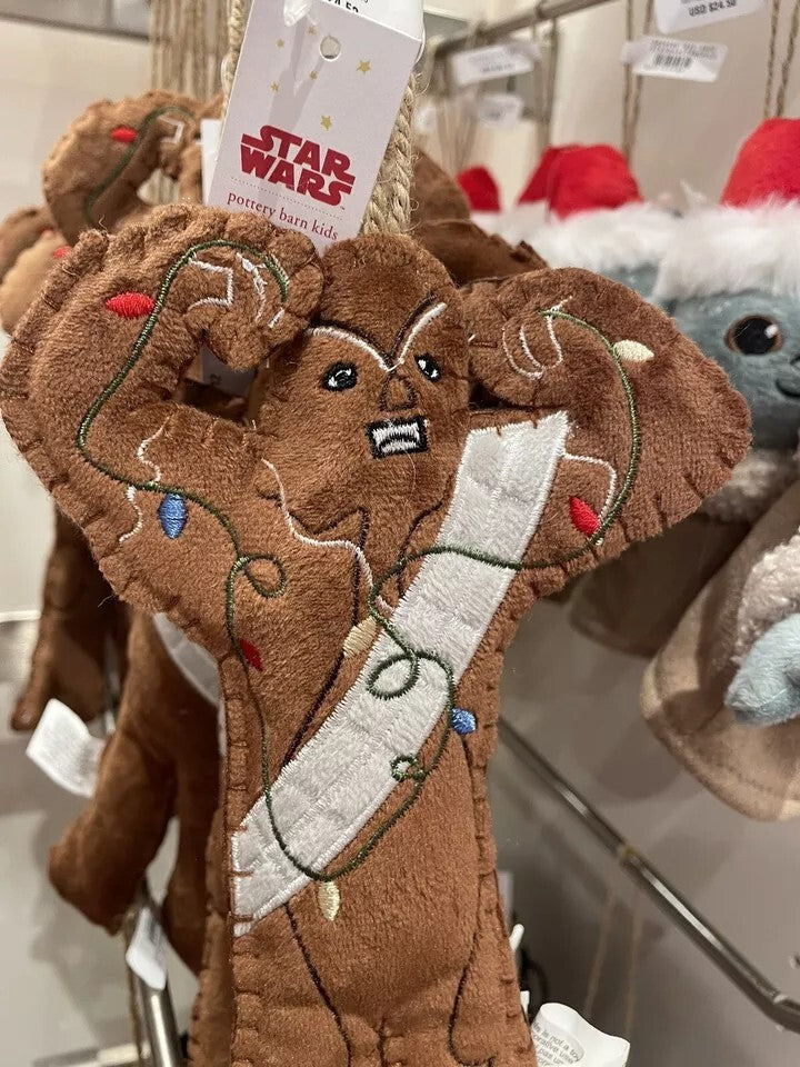 pottery barn holiday Star wars ornament Christmas gift party disney grogu solo n