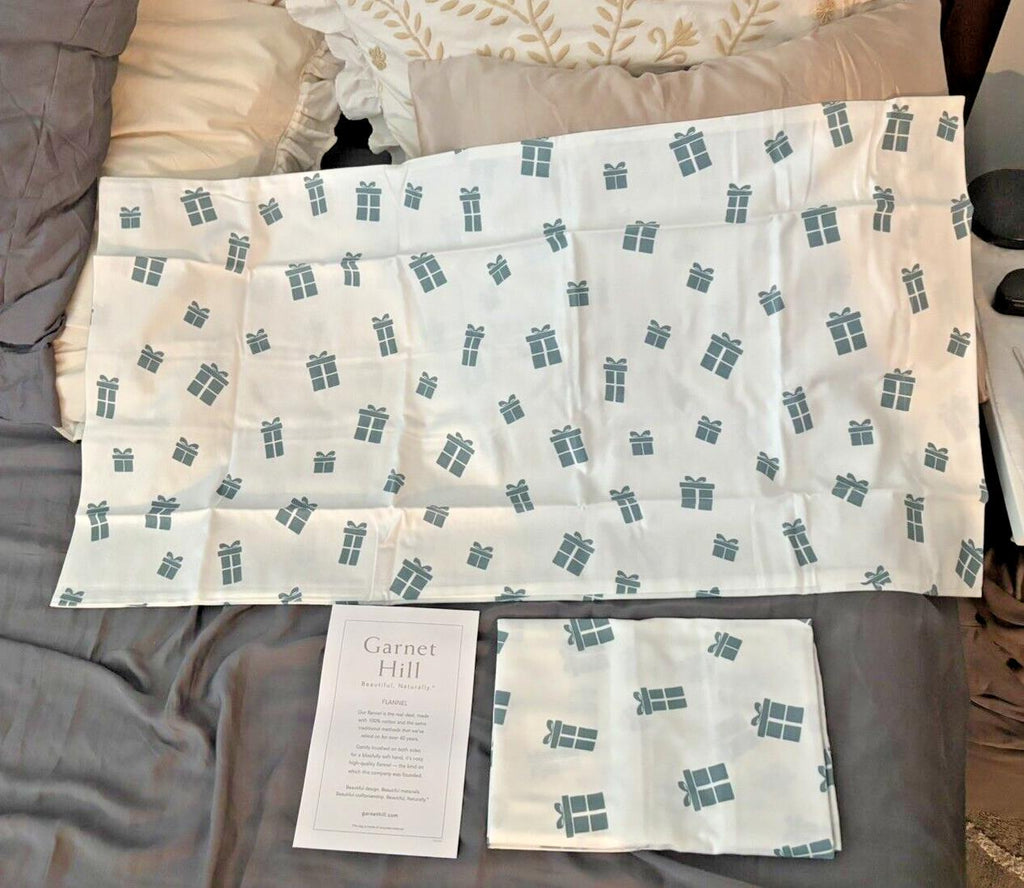 Garnet Hill holiday Disney Winter village FULL SHEET SET Christmas gift $219  n
