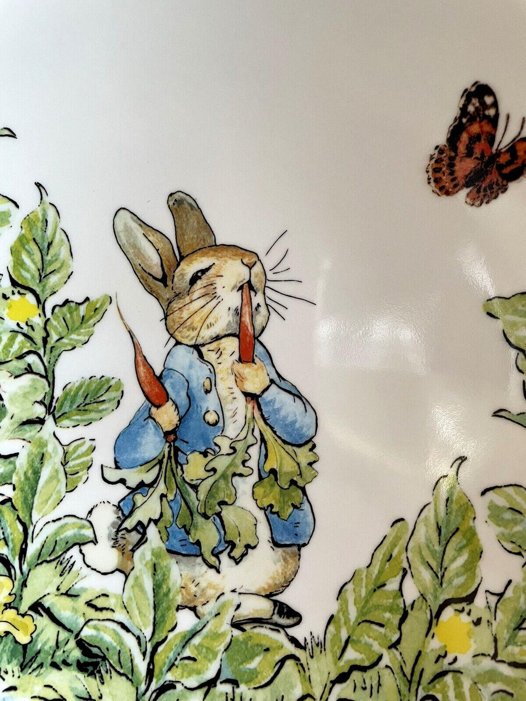 Disney Pottery Barn Plate Peter rabbit Easter holiday Bunny gift school SET 2 !