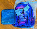 school Pottery barn LARGE BACKPACK LUNCH Galaxy Supernova space planet star ?? -