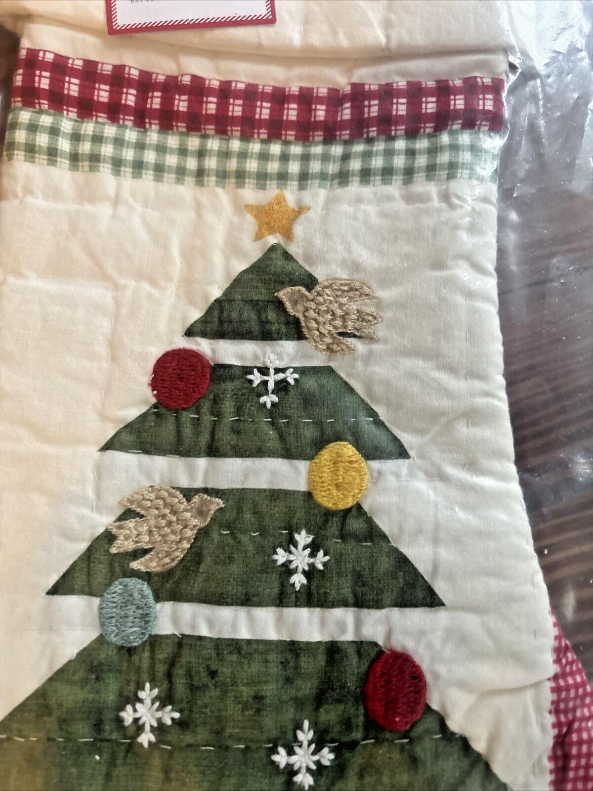 Pottery Barn Holiday Christmas stocking gift party quilted tree Disney kids ,.