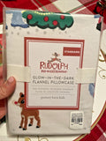 Pottery Barn holiday Rudolph Reindeer Bumble Santa Christmas pillowcase disney ]