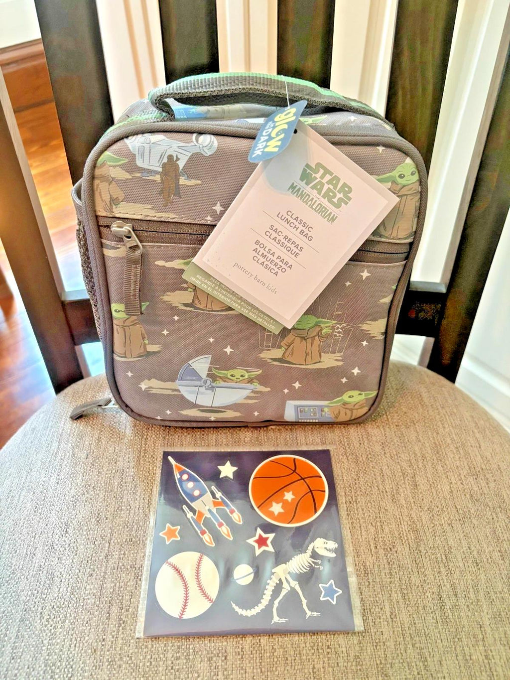 Pottery barn School STAR WARS Grogu  BACKPACK Disney Mandalorian+ Lunch ?? n
