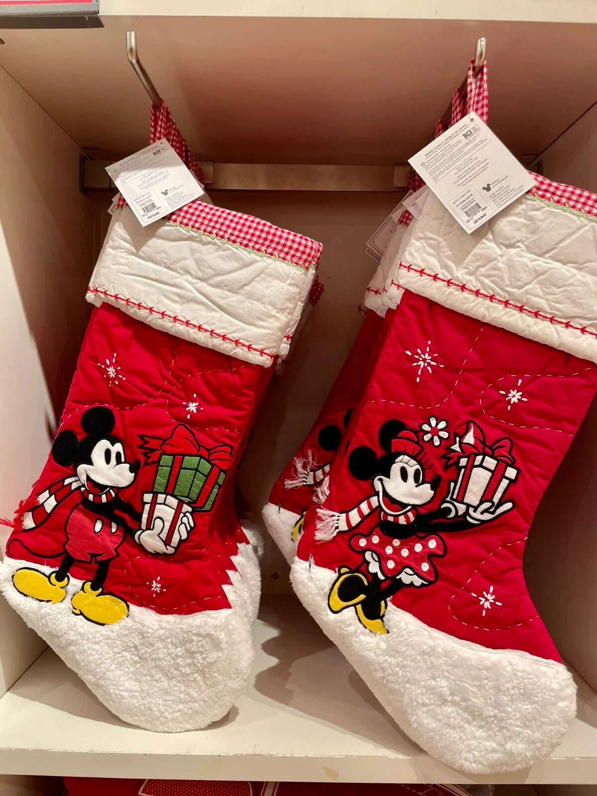 Pottery Barn Holiday Disney MICKEY MOUSE Christmas stocking gift tree kids =