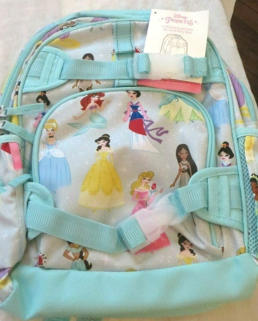 Pottery Barn Disney school Backpack Princess Belle Travel bag LARGE SET gift new