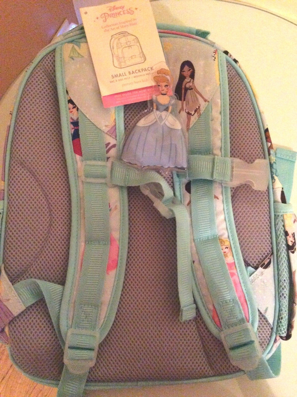 Pottery Barn Disney school Backpack Princess Belle Travel bag LARGE SET gift new