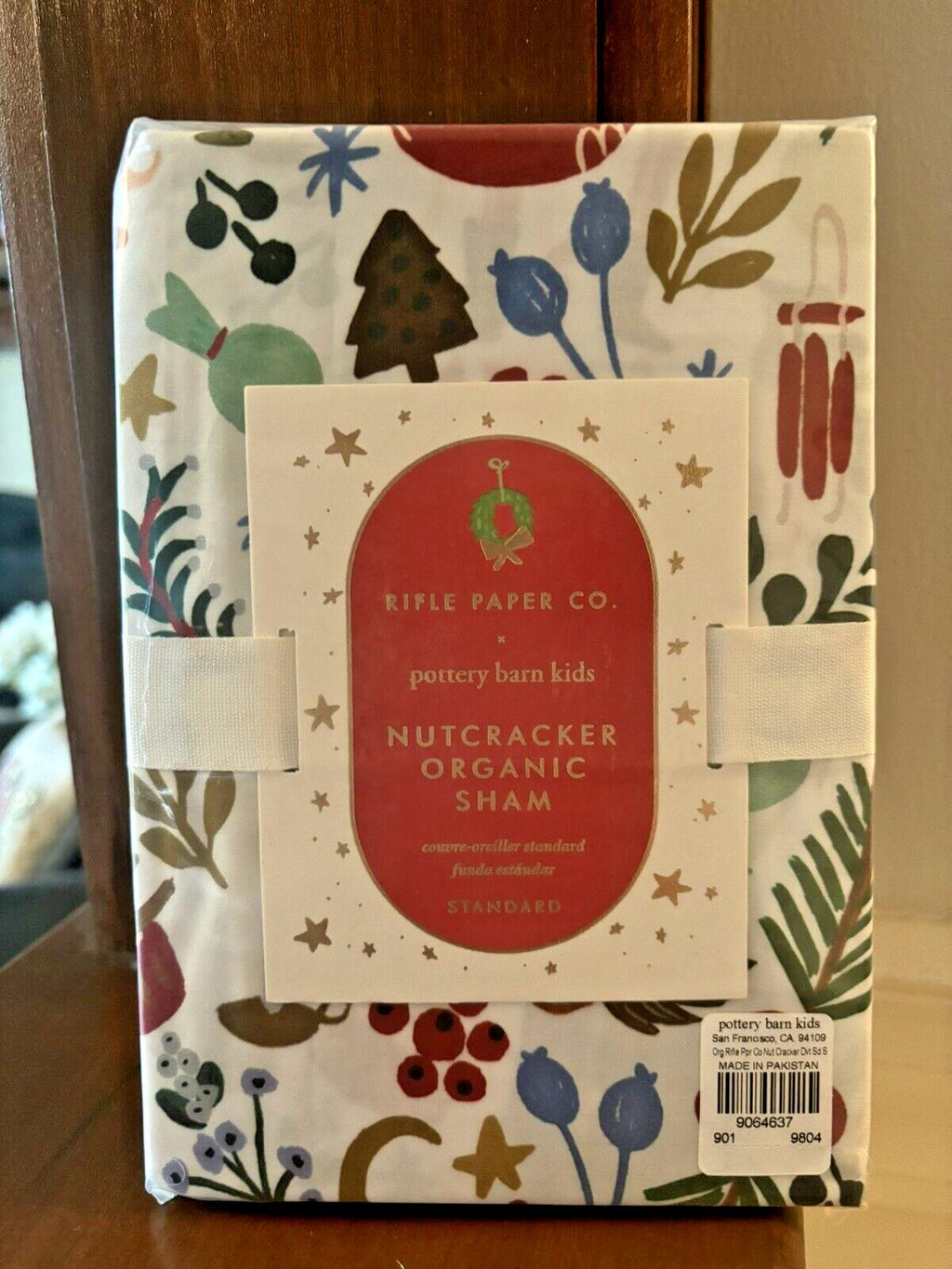 Pottery Barn Nutcracker pillow Sham ruffle Holiday Gift party Disney Birthday n