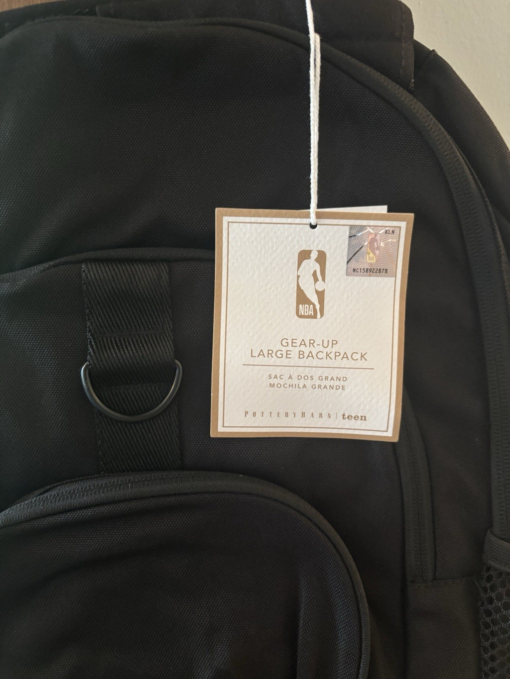 Pottery Barn School LARGE BACKPACK LUNCH NBA Basketball Bag sport travel kid m