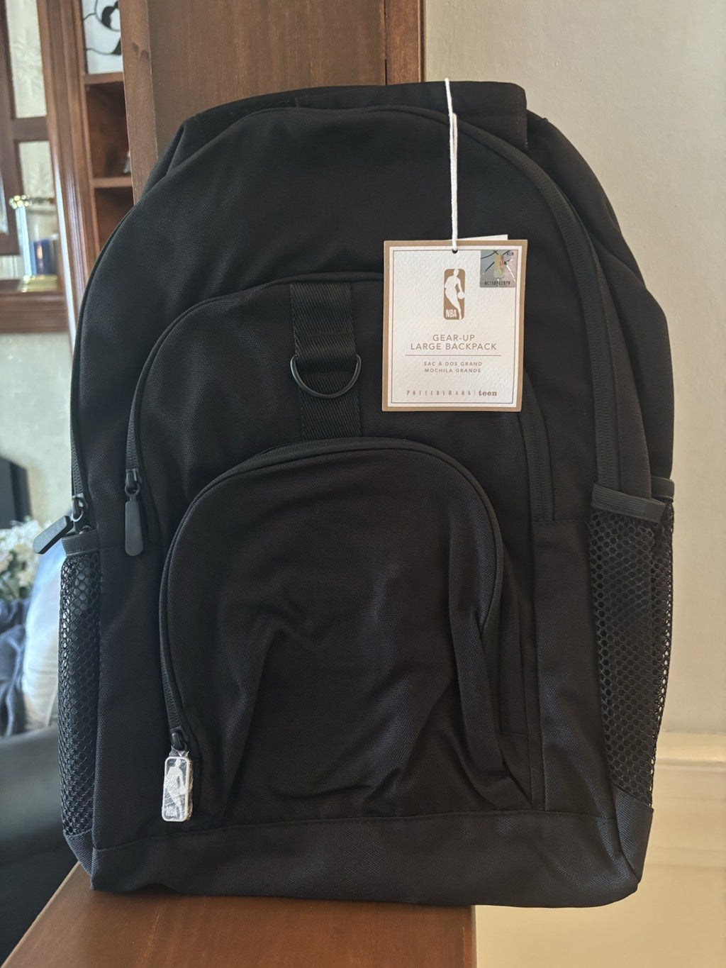 Pottery Barn School LARGE BACKPACK LUNCH NBA Basketball Bag sport travel kid m