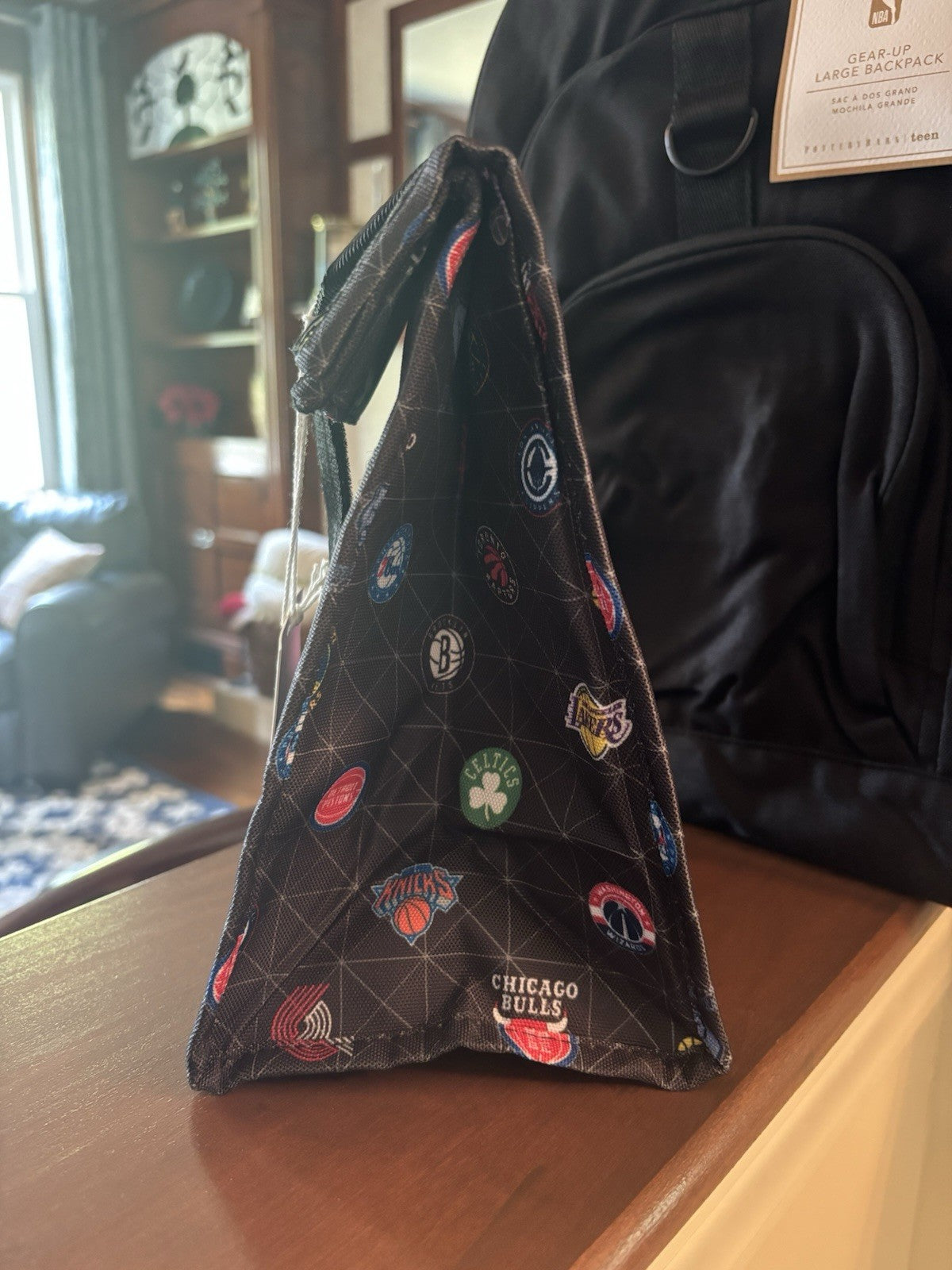 Pottery Barn School BACKPACK LUNCH WATER Bag sport BASKETBALL baseball travel