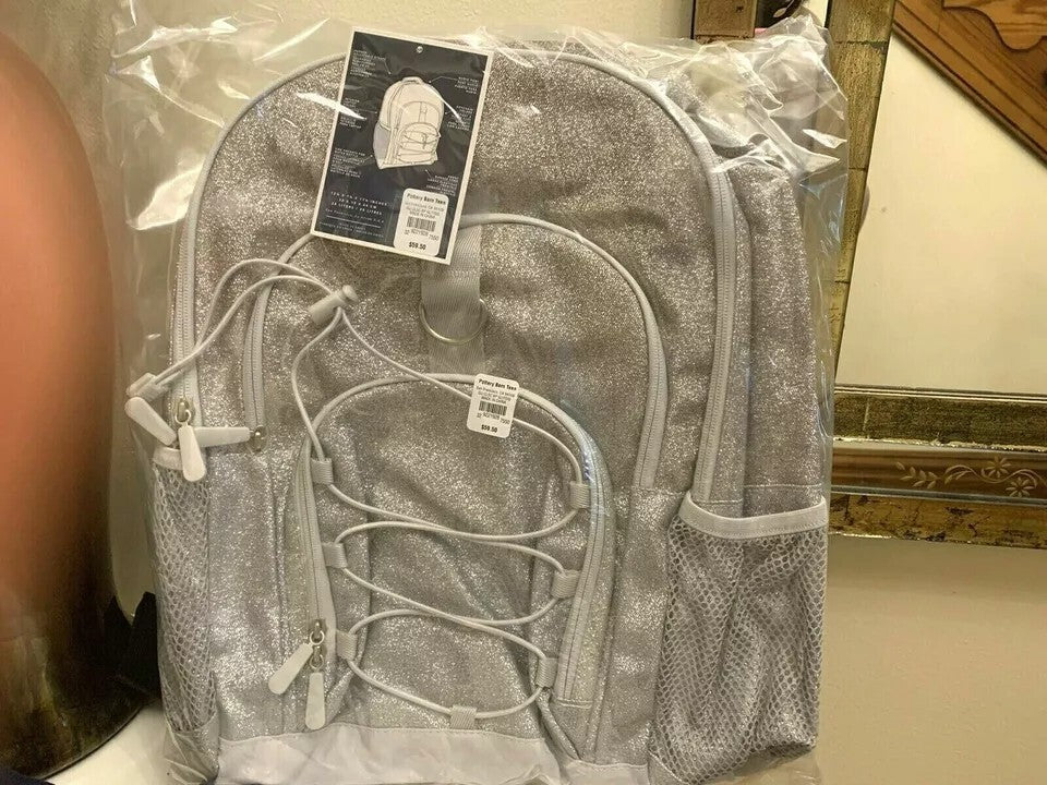 Pottery Barn school LARGE Backpack + Lunch Bag Teen Gear Up Ombre Glitter  .