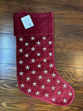 Pottery Barn Holiday Christmas stocking America USA gift birthday patriot