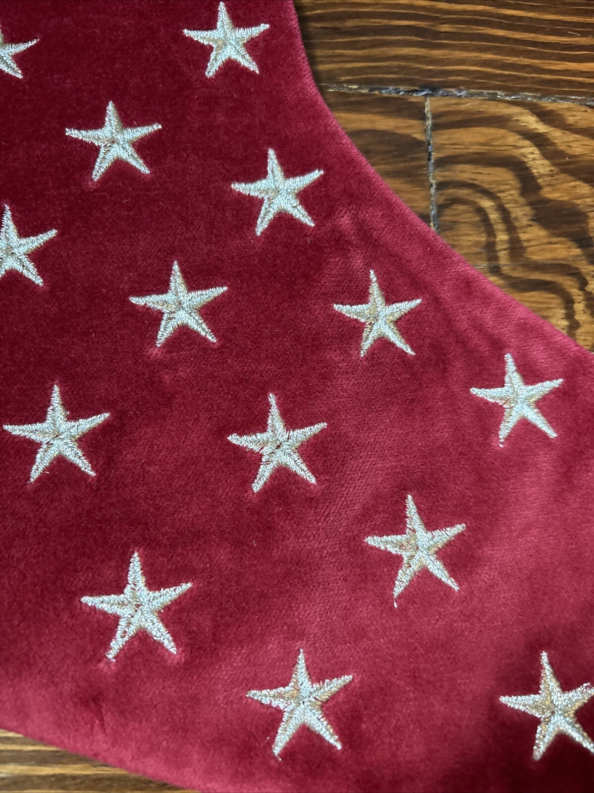 Pottery Barn Holiday Christmas stocking America USA gift birthday patriot