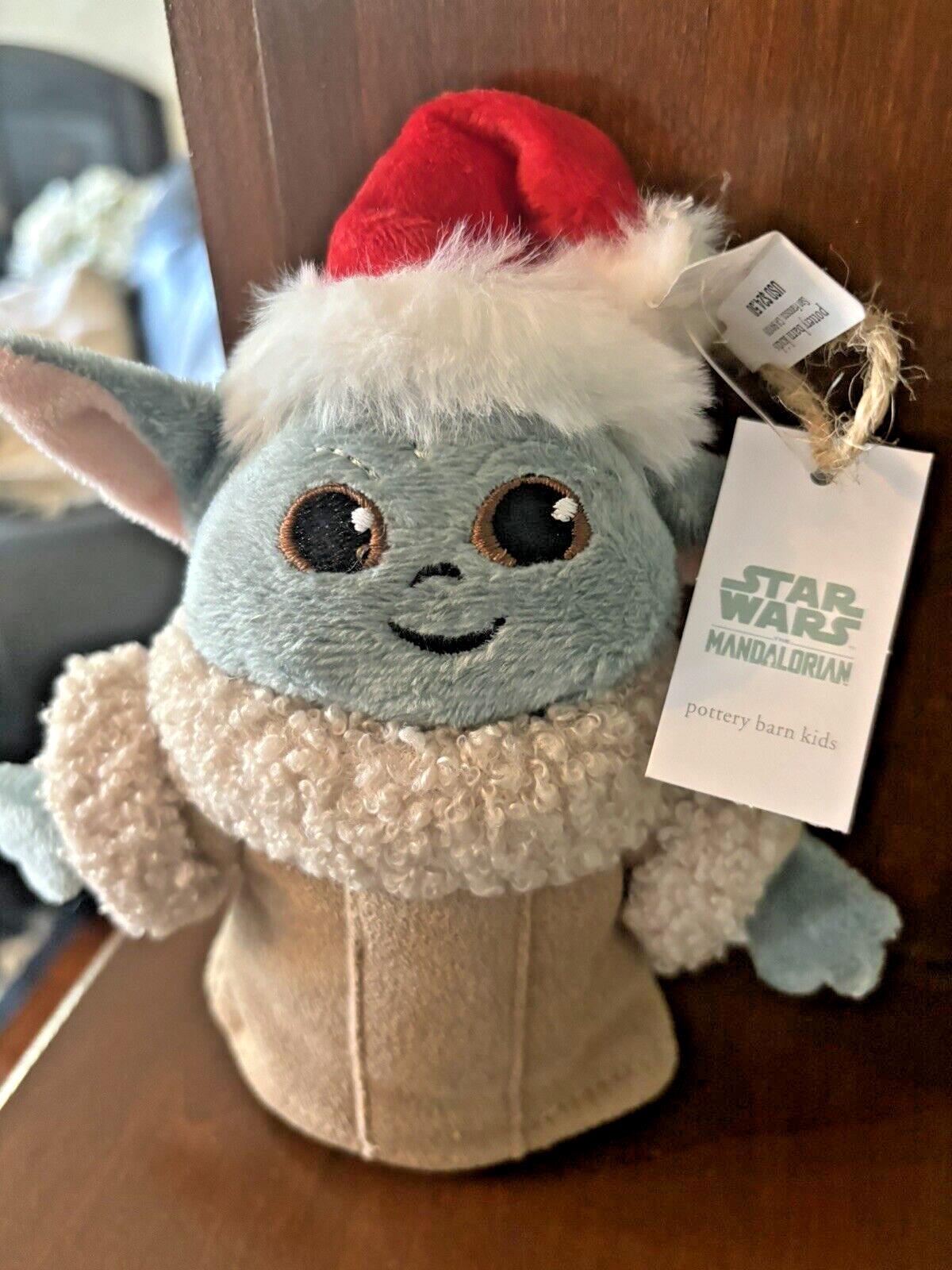 pottery barn Star wars Grogu ornament Christmas holiday gift party Disney yoda m