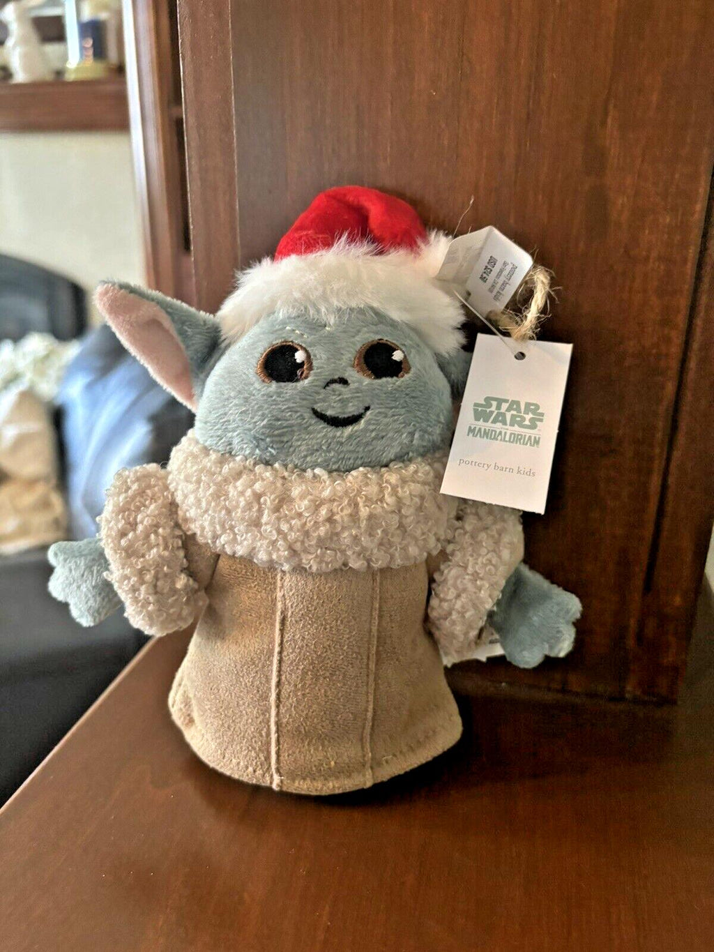 pottery barn Star wars Grogu ornament Christmas holiday gift party Disney yoda m